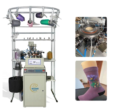 מכונת סריגה גרב 7F רגילה בגודל 3.75 אינץ'